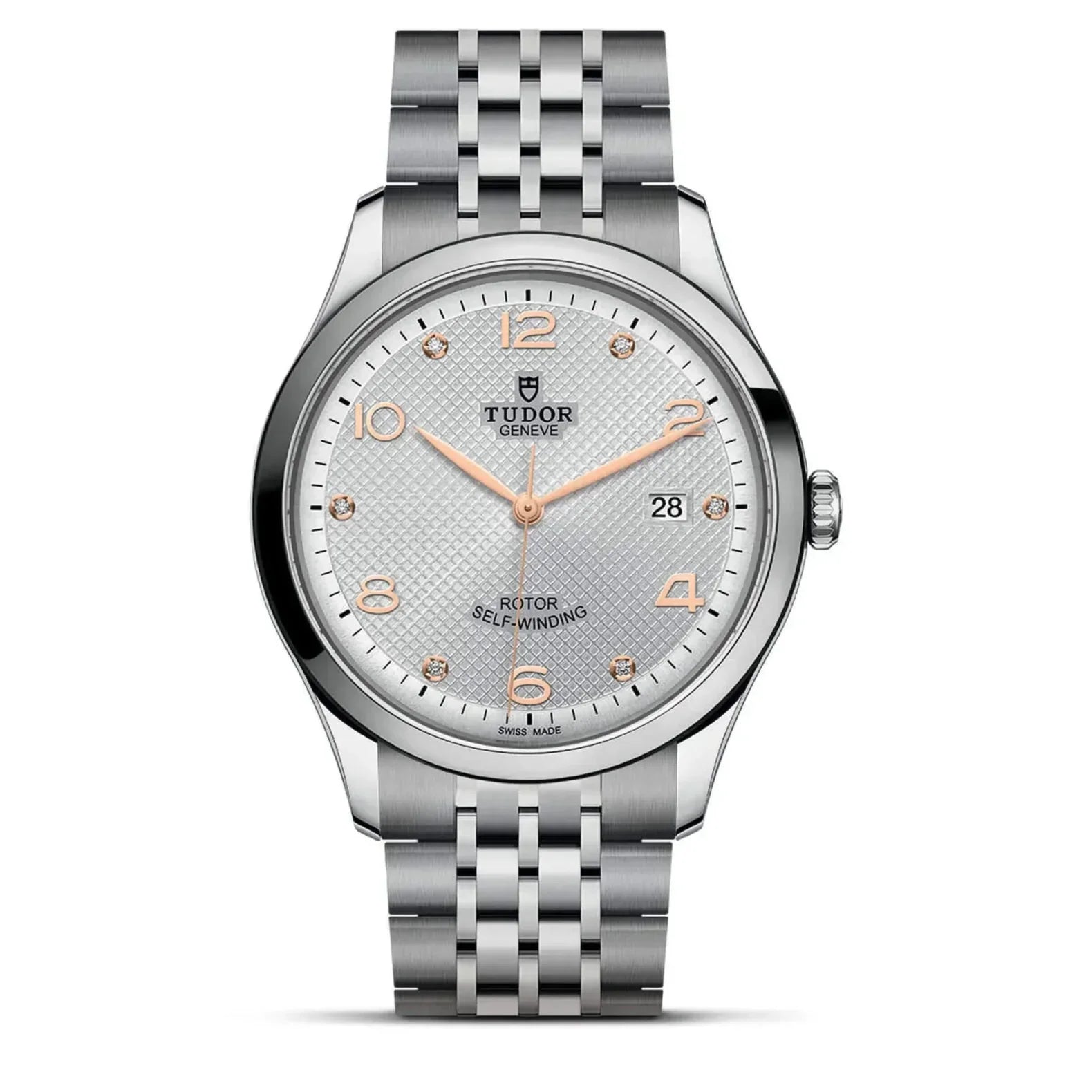  Shop Authentic Tudor 1926 Automatic Diamonds Silver Dial Silver Steel Strap Watch for Men - M91650-0003 - Luxxuri