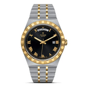 Shop Authentic Tudor Royal Automatic Black Dial Two Tone Steel Strap Watch for Men - M28603-0003 - Luxxuri
