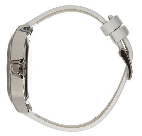  Shop Authentic Marc Jacobs Henry Skeleton White Dial White Leather Strap Watch for Women - MBM1241 - Luxxuri