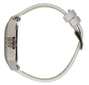  Shop Authentic Marc Jacobs Henry Skeleton White Dial White Leather Strap Watch for Women - MBM1241 - Luxxuri