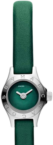  Shop Authentic Marc Jacobs Blade Green Dial Green Leather Strap Watch for Women - MBM1341 - Luxxuri