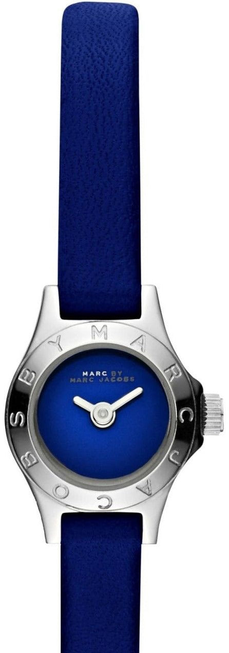  Shop Authentic Marc Jacobs Blade Blue Dial Blue Leather Strap Watch for Women - MBM1342 - Luxxuri