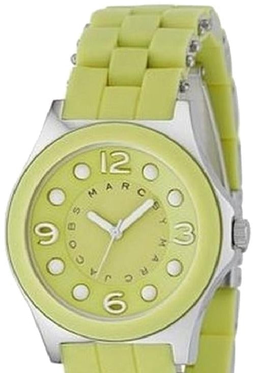 Shop Authentic Marc Jacobs Dress Green Dial Green Silicone Strap Watch for Women - MBM2513 - Luxxuri