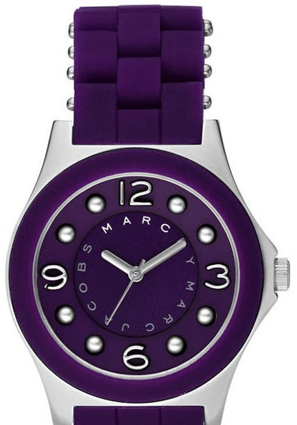  Shop Authentic Marc Jacobs Pelly Purple Dial Purple Silicone Strap Watch for Women - MBM2538 - Luxxuri