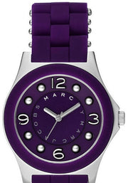  Shop Authentic Marc Jacobs Pelly Purple Dial Purple Silicone Strap Watch for Women - MBM2538 - Luxxuri