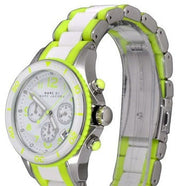  Shop Authentic Marc Jacobs Rock Chronograph White Dial White & Green Silicone Strap Watch for Women - MBM2592 - Luxxuri