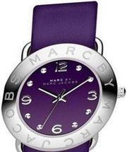  Shop Authentic Marc Jacobs Marc Purple Dial Purple Leather Strap Watch for Women - MBM8530 - Luxxuri