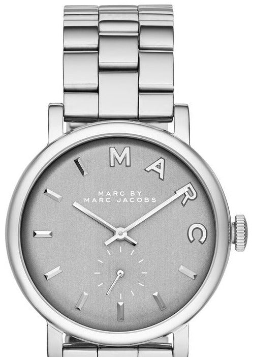  Shop Authentic Marc Jacobs Baker Grey Dial Silver Steel Strap Watch for Women - MBM8630 - Luxxuri