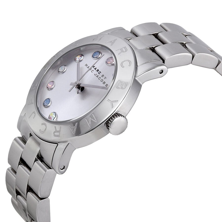  Shop Authentic Marc Jacobs Amy Dexter Silver Dial Silver Steel Strap Watch for Women - MBM3214 - Luxxuri