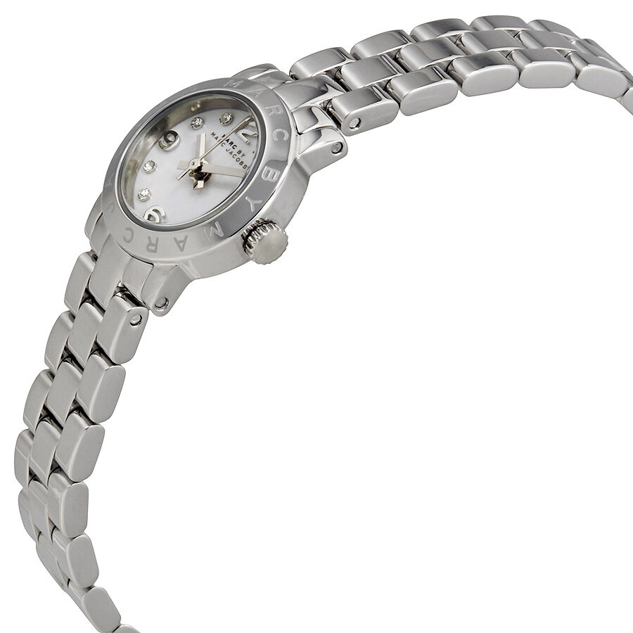  Shop Authentic Marc Jacobs Amy White Dial Silver Steel Strap Watch for Women - MBM8611 - Luxxuri