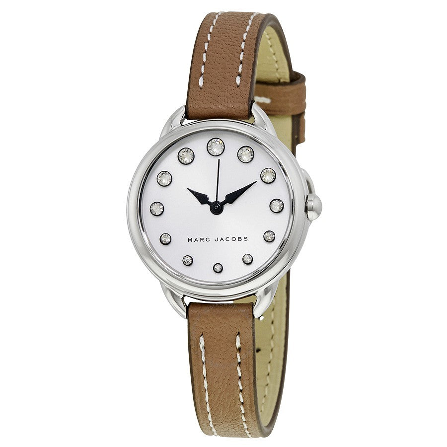  Shop Authentic Marc Jacobs Betty White Dial Brown Leather Strap Watch for Women - MJ1480 - Luxxuri