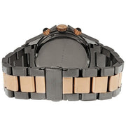  Shop Authentic Marc Jacobs Blade Chronograph Grey Dial Two Tone Steel Strap Watch for Women - MBM8583 - Luxxuri