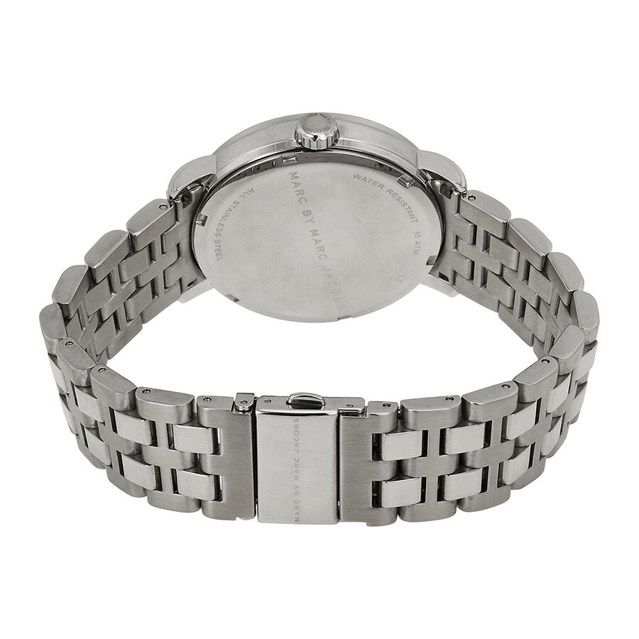  Shop Authentic Marc Jacobs Fergus Black Dial Silver Steel Strap Watch for Men - MBM5075 - Luxxuri
