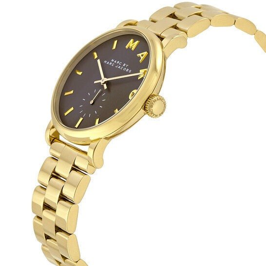 Shop Authentic Marc Jacobs Baker Grey Dial Gold Steel Strap Watch for Women - MBM3281 - Luxxuri