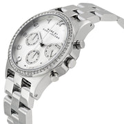  Shop Authentic Marc Jacobs Henry Chronograph Silver Dial Silver Steel Strap Watch for Women - MBM3104 - Luxxuri