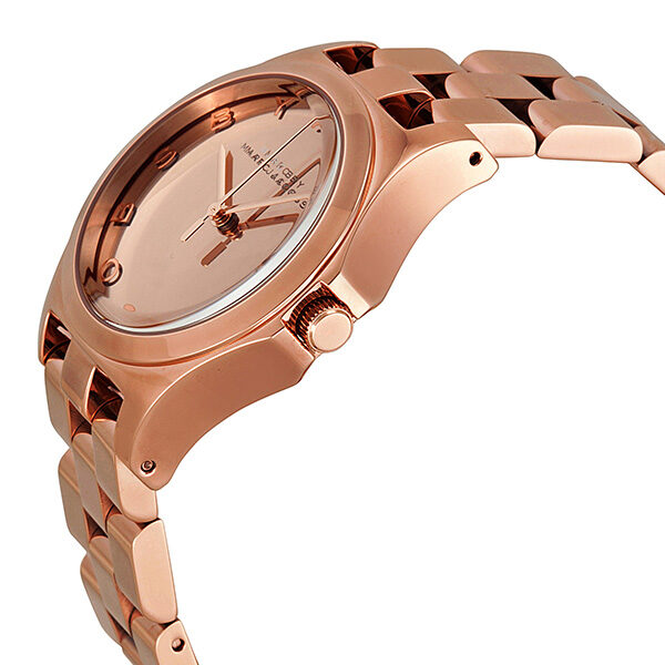  Shop Authentic Marc Jacobs Henry Rose Gold Dial Rose Gold Steel Strap Watch for Women - MBM3212 - Luxxuri