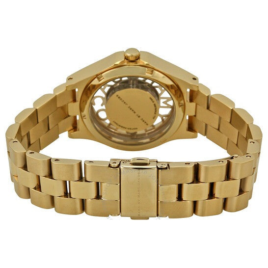  Shop Authentic Marc Jacobs Henry Gold Dial Gold Steel Strap Watch for Women - MBM3295 - Luxxuri