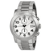  Shop Authentic Marc Jacobs Larry Chronograph White Dial Silver Steel Strap Watch for Men - MBM5030 - Luxxuri