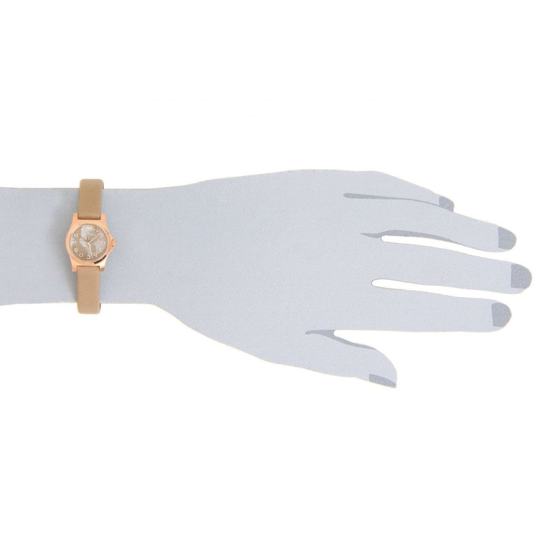  Shop Authentic Marc Jacobs Henry Dinky Grey Dial Grey Leather Strap Watch for Women - MBM1239 - Luxxuri