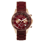  Shop Authentic Marc Jacobs Rock Chronograph Red Dial Red Silicone Strap Watch for Women - MBM2596 - Luxxuri