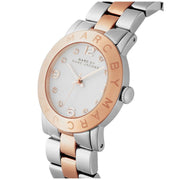  Shop Authentic Marc Jacobs Amy Silver Dial Two Tone Steel Strap Watch for Women - MBM3194 - Luxxuri