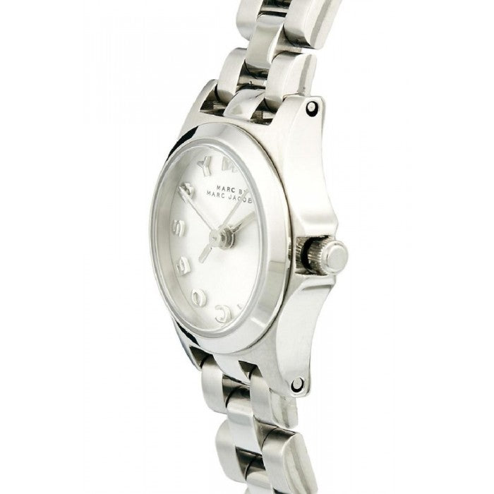  Shop Authentic Marc Jacobs Henry Dinky Silver Dial Silver Steel Strap Watch for Women - MBM3198 - Luxxuri
