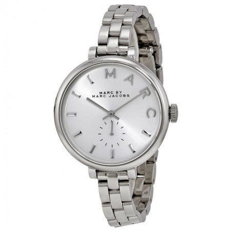  Shop Authentic Marc Jacobs Sally Silver Dial Silver Steel Strap Watch for Women - MBM3362 - Luxxuri