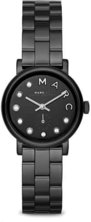  Shop Authentic Marc Jacobs Marc Black Dial Black Steel Strap Watch for Women - MBM8673 - Luxxuri
