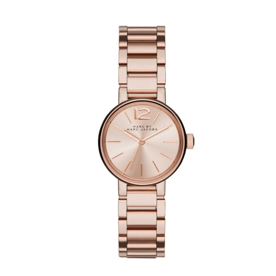  Shop Authentic Marc Jacobs Peggy Rose Gold Dial Rose Gold Steel Strap Watch for Women - MBM3406 - Luxxuri
