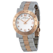  Shop Authentic Marc Jacobs Amy Silver Dial Two Tone Steel Strap Watch for Women - MBM3194 - Luxxuri