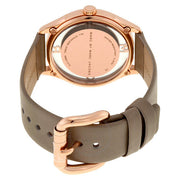  Shop Authentic Marc Jacobs Tether Grey Dial Grey Leather Strap Watch for Women - MBM1375 - Luxxuri