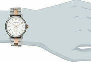  Shop Authentic Marc Jacobs Baker White Dial Two Tone Steel Strap Watch for Women - MBM3331 - Luxxuri