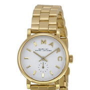  Shop Authentic Marc Jacobs Baker White Dial Gold Steel Strap Watch for Women - MBM3247 - Luxxuri