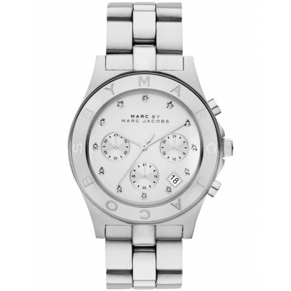  Shop Authentic Marc Jacobs Blade White Dial SIlver Steel Strap Watch for Women - MBM3100 - Luxxuri