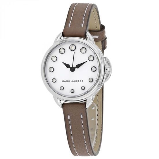  Shop Authentic Marc Jacobs Betty White Dial Brown Leather Strap Watch for Women - MJ1480 - Luxxuri