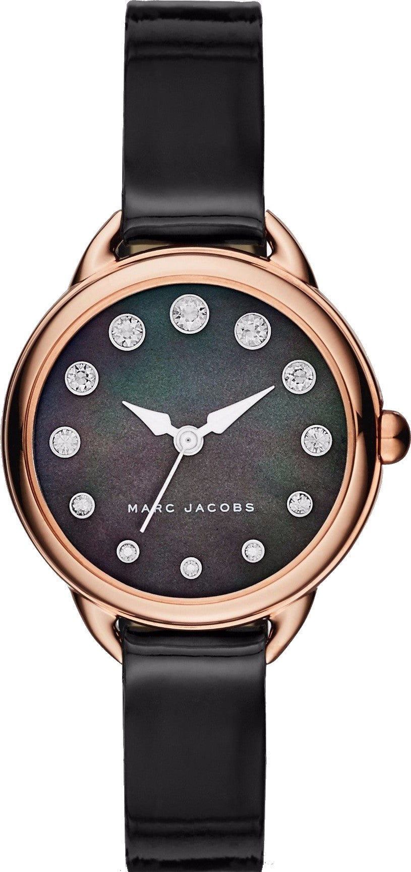  Shop Authentic Marc Jacobs Betty Mother of Pearl Black Dial Black Leather Strap Watch for Women - MJ1513 - Luxxuri