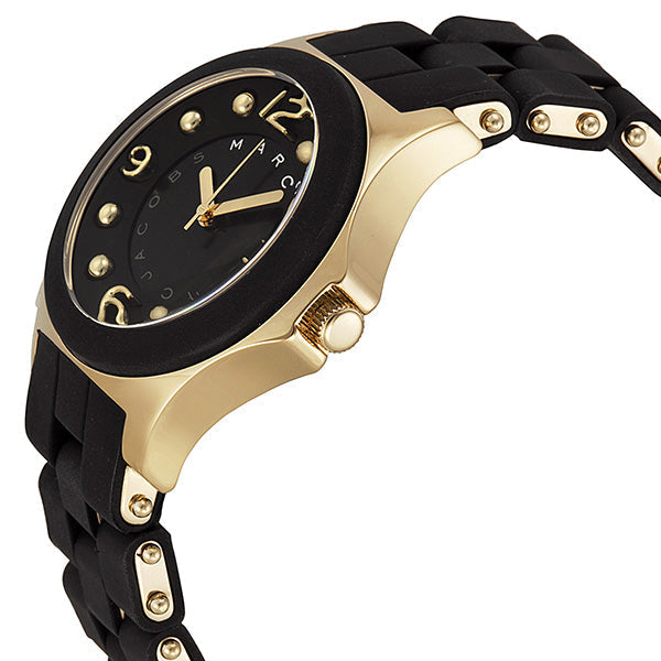  Shop Authentic Marc Jacobs Pelly Black Dial Black Silicone Strap Watch for Women - MBM2540 - Luxxuri