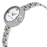 Shop Authentic Marc Jacobs Courtney Mother of Pearl White Dial Silver Steel Strap Watch for Women - MJ3459 - Luxxuri
