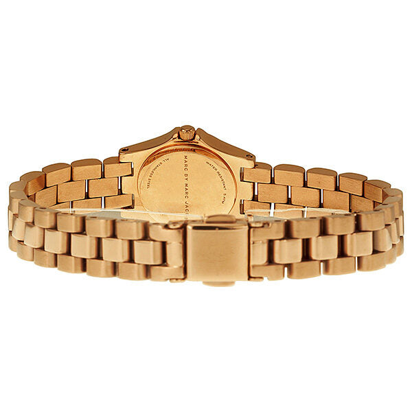  Shop Authentic Marc Jacobs Henry Dinky Blue Dial Rose Gold Steel Strap Watch for Women - MBM3204 - Luxxuri