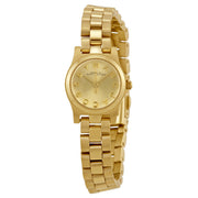  Shop Authentic Marc Jacobs Henry Dinky Gold Dial Gold Steel Strap Watch for Women - MBM3199 - Luxxuri