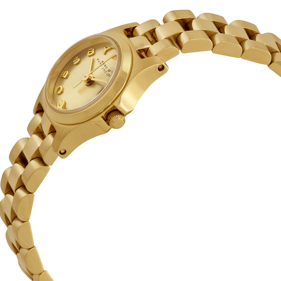  Shop Authentic Marc Jacobs Henry Dinky Gold Dial Gold Steel Strap Watch for Women - MBM3199 - Luxxuri