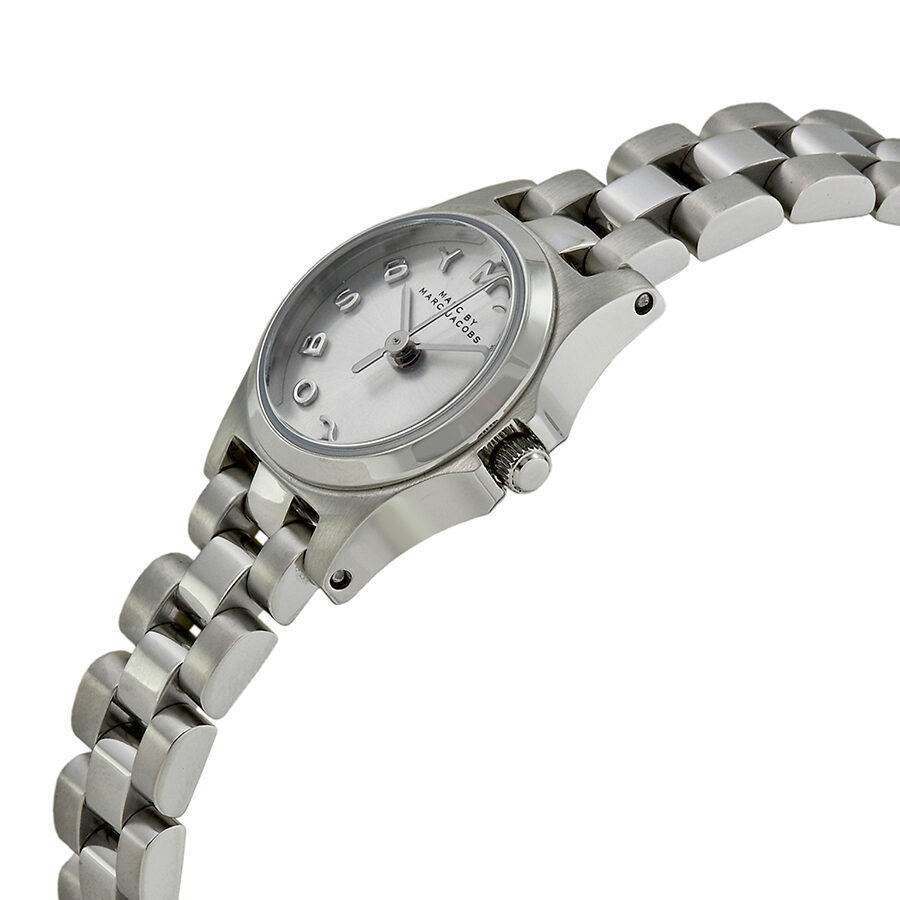  Shop Authentic Marc Jacobs Henry Dinky Silver Dial Silver Steel Strap Watch for Women - MBM3198 - Luxxuri