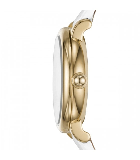  Shop Authentic Marc Jacobs Roxy White Dial White Leather Strap Watch for Women - MJ1607 - Luxxuri