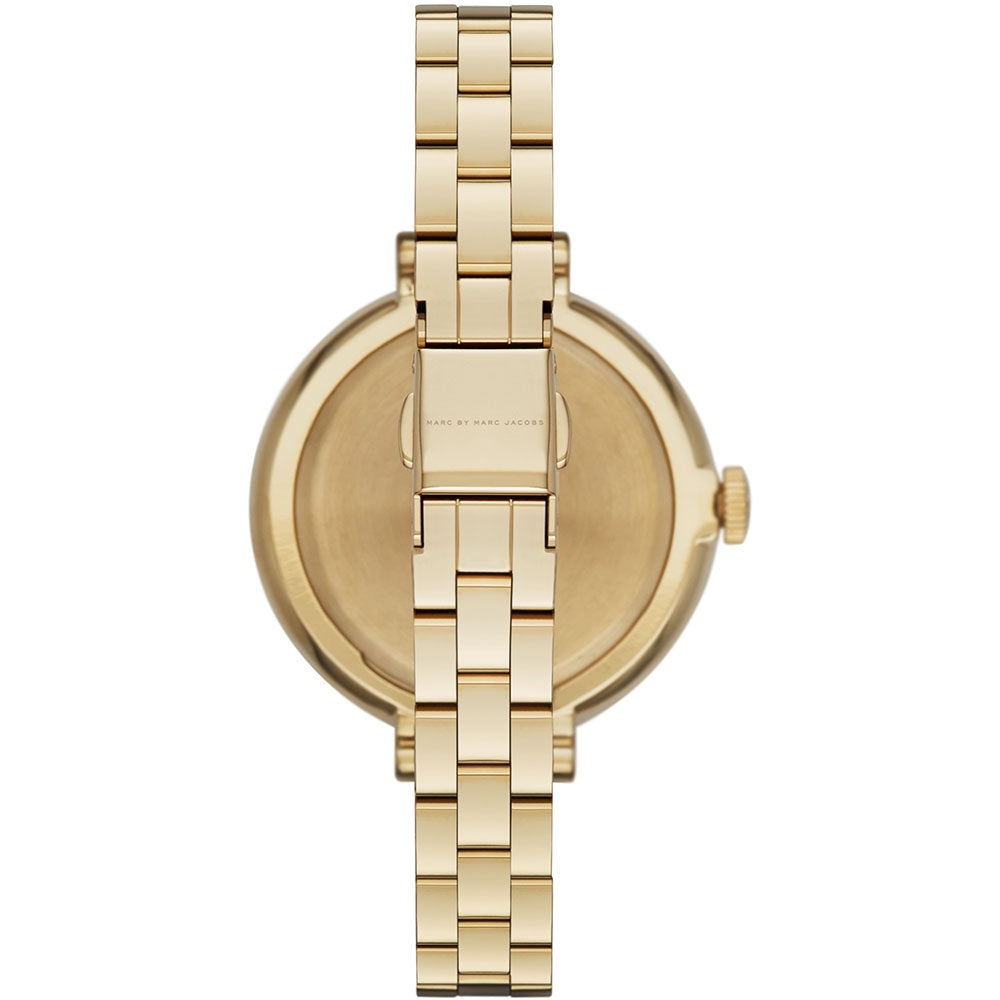  Shop Authentic Marc Jacobs Sally Champagne Gold Dial Gold Steel Strap Watch for Women - MBM3363 - Luxxuri