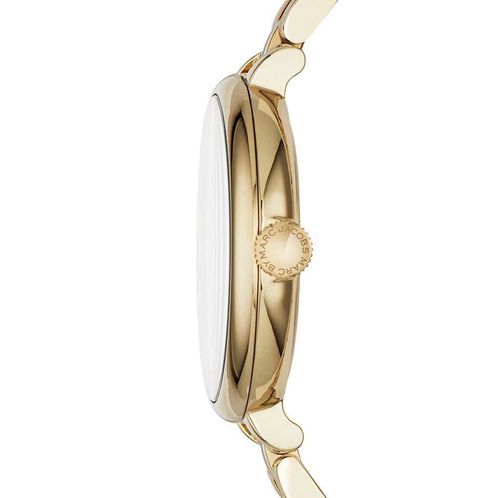  Shop Authentic Marc Jacobs Sally Champagne Gold Dial Gold Steel Strap Watch for Women - MBM3363 - Luxxuri