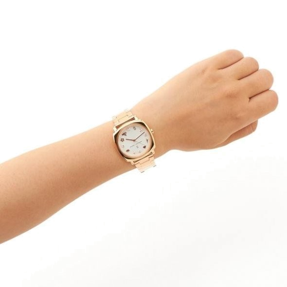  Shop Authentic Marc Jacobs Mandy White Dial Rose Gold Steel Strap Watch for Women - MJ3574 - Luxxuri
