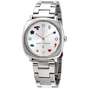  Shop Authentic Marc Jacobs Mandy Silver Dial Silver Steel Strap Watch for Women - MJ3548 - Luxxuri