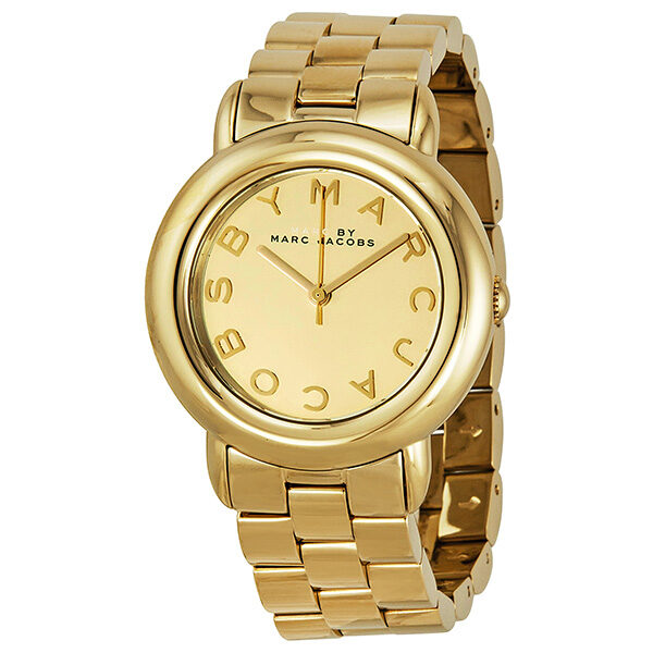  Shop Authentic Marc Jacobs Marci Gold Dial Gold Steel Strap Watch for Women - MBM3098 - Luxxuri