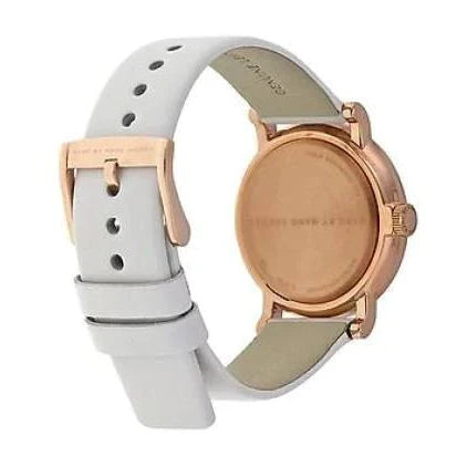  Shop Authentic Marc Jacobs Baker White Dial White Leather Strap Watch for Women - MBM1283 - Luxxuri