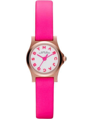  Shop Authentic Marc Jacobs Henry White Dial Pink Leather Strap Watch for Women - MBM1237 - Luxxuri